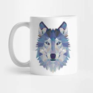 Geometric Arctic Fox Mug